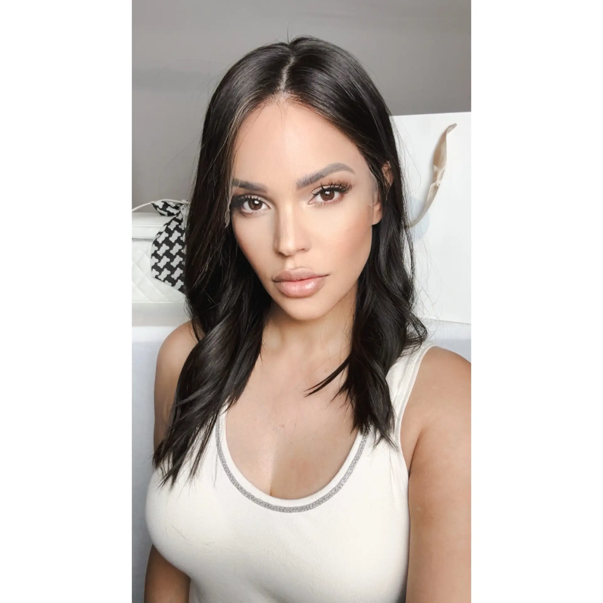 16 inch Dark brow Glueless wig