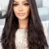 wavy European brown wig