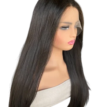 luxury dark brown virgin hair wig