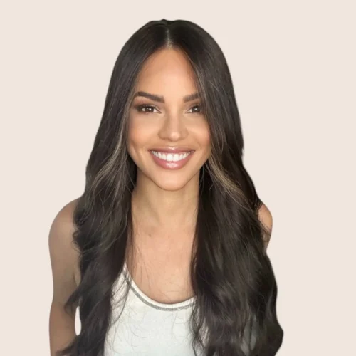 long dark jewish hair wig