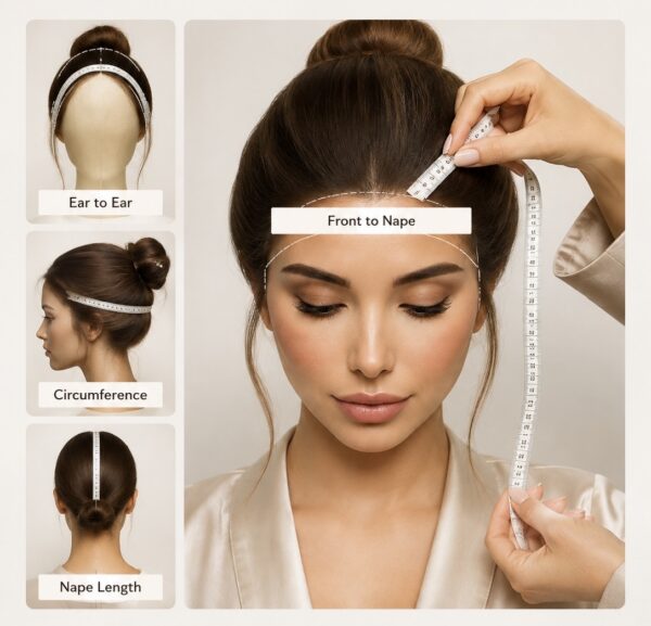 picture of wig measuring instructions