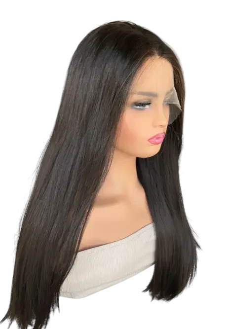 luxury dark brown virgin hair wig
