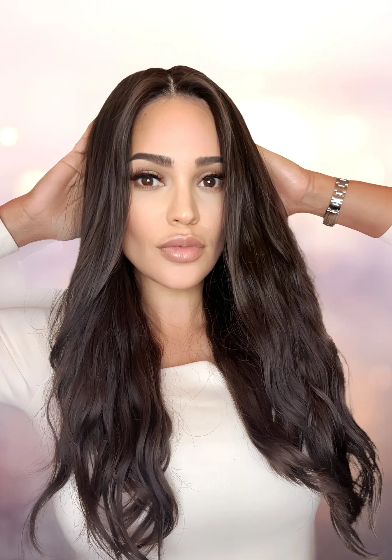 wavy European hair wigs