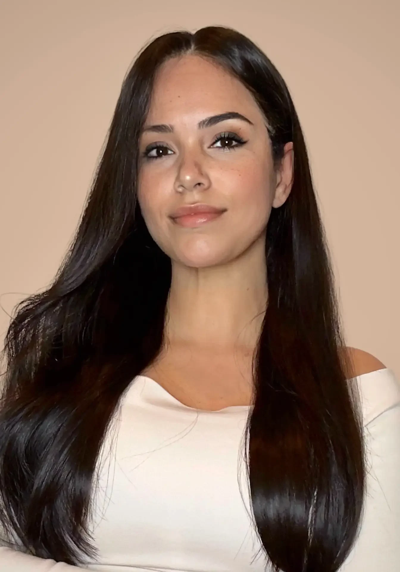 picture of handcrafted raw lacetop glueless dark brown wig